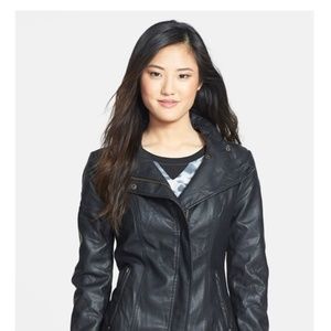 RD style faux leather jacket, size L